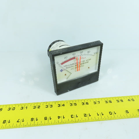 Crompton 387684 239-3024 Panel Mount DC Volts Voltmeter 0-100