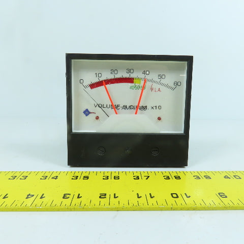 Crompton 386698 239-3024 Panel Mount DC Volts Voltmeter 0-60