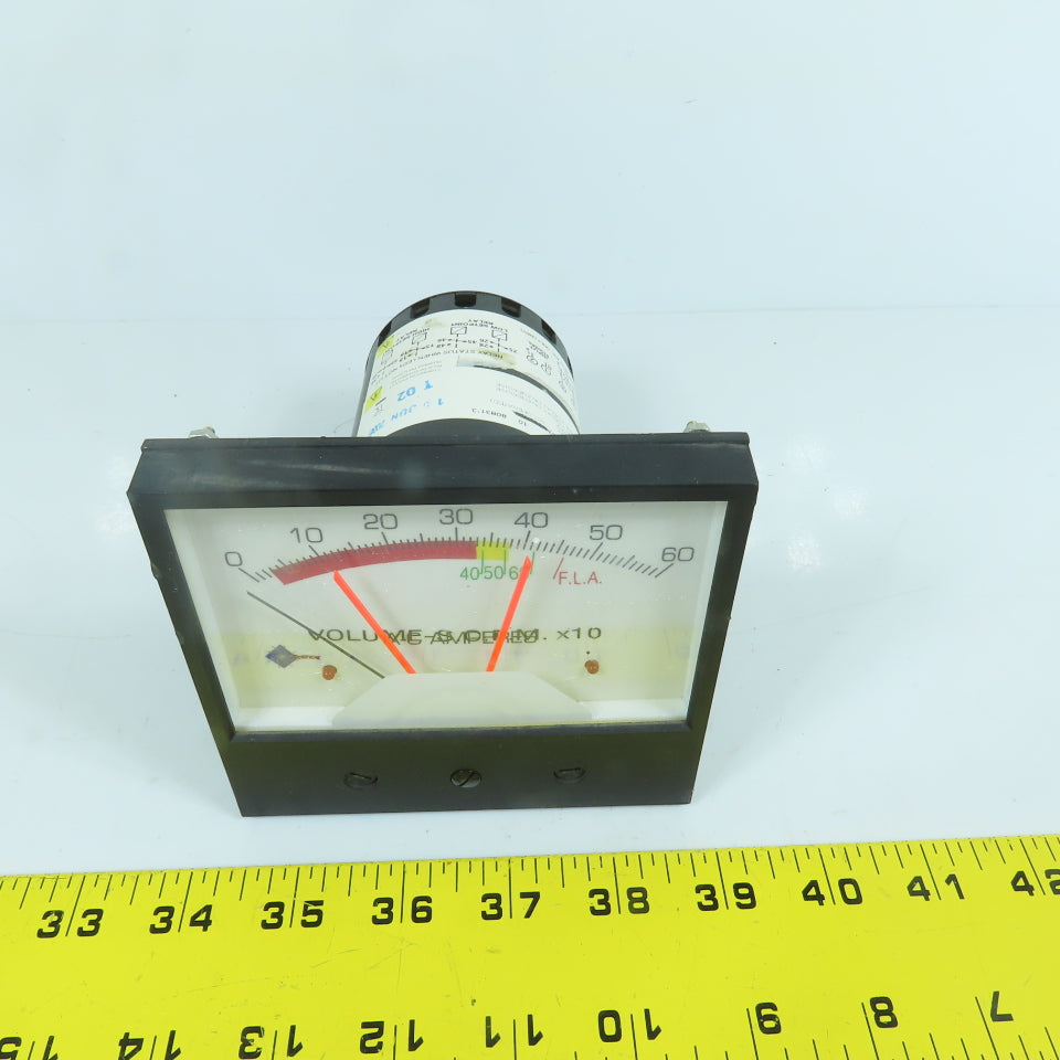 Crompton 386698 239-3024 Panel Mount DC Volts Voltmeter 0-60
