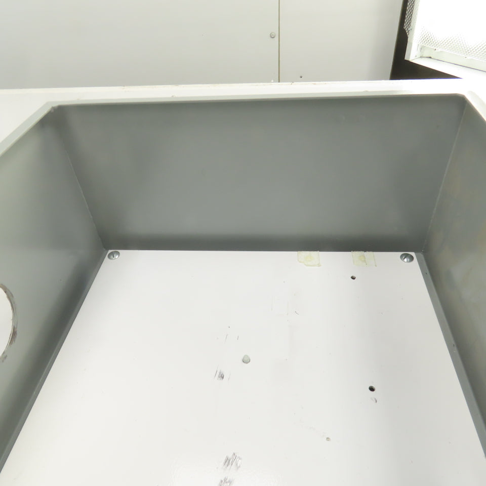 12" x 12" x 6" Steel Electrical Enclosure W/ Backplate & Hinged Door Type 12, 13