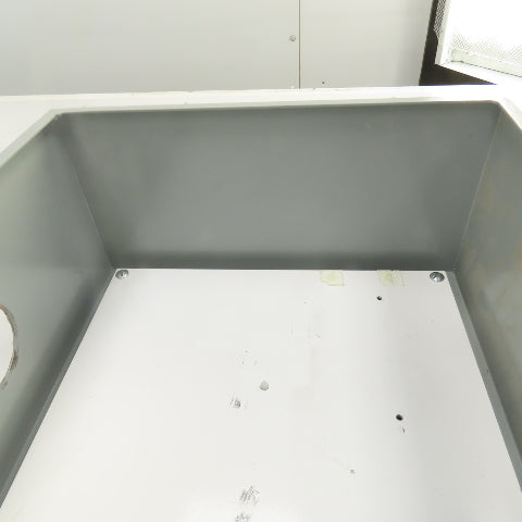 12" x 12" x 6" Steel Electrical Enclosure W/ Backplate & Hinged Door Type 12, 13