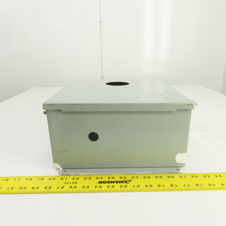 12" x 12" x 6" Steel Electrical Enclosure W/ Backplate & Hinged Door Type 12, 13