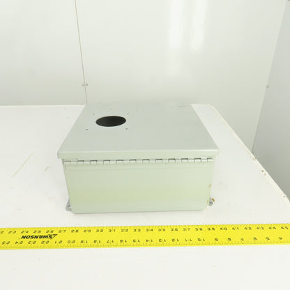 12" x 12" x 6" Steel Electrical Enclosure W/ Backplate & Hinged Door Type 12, 13
