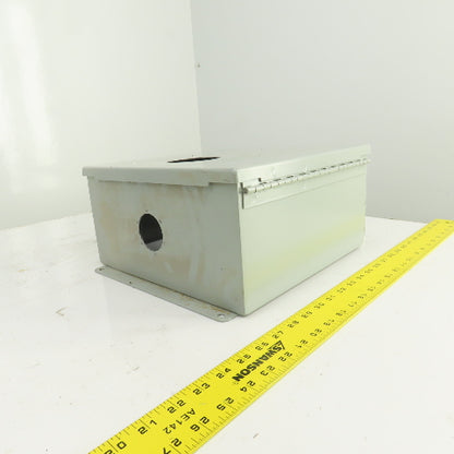 12" x 12" x 6" Steel Electrical Enclosure W/ Backplate & Hinged Door Type 12, 13