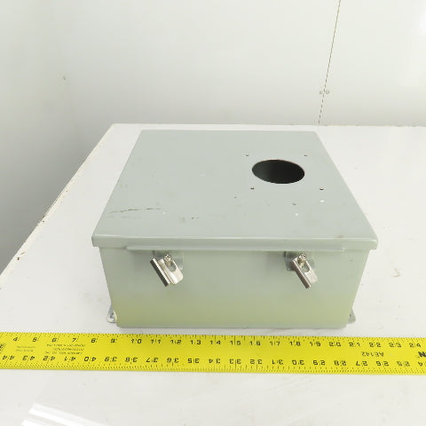 12" x 12" x 6" Steel Electrical Enclosure W/ Backplate & Hinged Door Type 12, 13