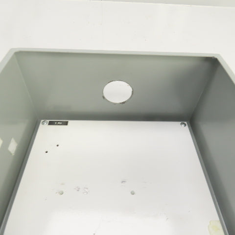 12" x 12" x 6" Steel Electrical Enclosure W/ Backplate & Hinged Door Type 12, 13