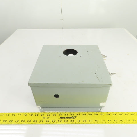 12" x 12" x 6" Steel Electrical Enclosure W/ Backplate & Hinged Door Type 12, 13