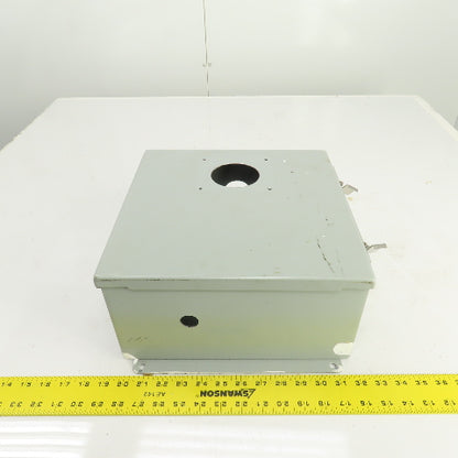 12" x 12" x 6" Steel Electrical Enclosure W/ Backplate & Hinged Door Type 12, 13
