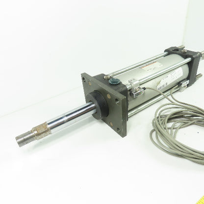 SMC T-ACNL-80-01-0010US Double End/Acting Pneumatic Air Cylinder 6-1/4" Stroke