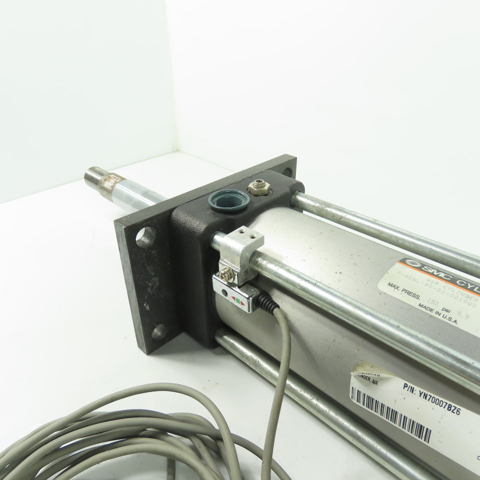 SMC T-ACNL-80-01-0010US Double End/Acting Pneumatic Air Cylinder 6-1/4" Stroke