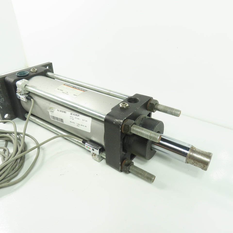SMC T-ACNL-80-01-0010US Double End/Acting Pneumatic Air Cylinder 6-1/4" Stroke