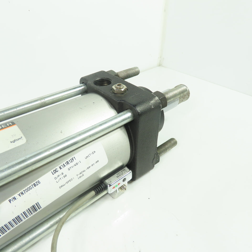 SMC T-ACNL-80-01-0010US Double End/Acting Pneumatic Air Cylinder 6-1/4" Stroke