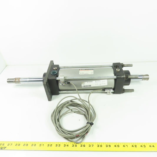 SMC T-ACNL-80-01-0010US Double End/Acting Pneumatic Air Cylinder 6-1/4" Stroke