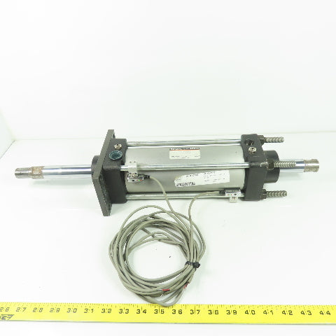 SMC T-ACNL-80-01-0010US Double End/Acting Pneumatic Air Cylinder 6-1/4" Stroke