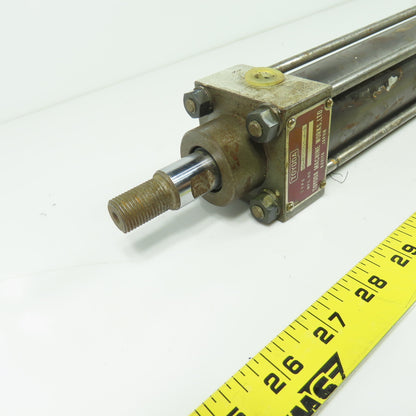Yuken Double End/Acting Hydraulic Cylinder 80mm Stroke 50mm Bore 28mm Rod Dia