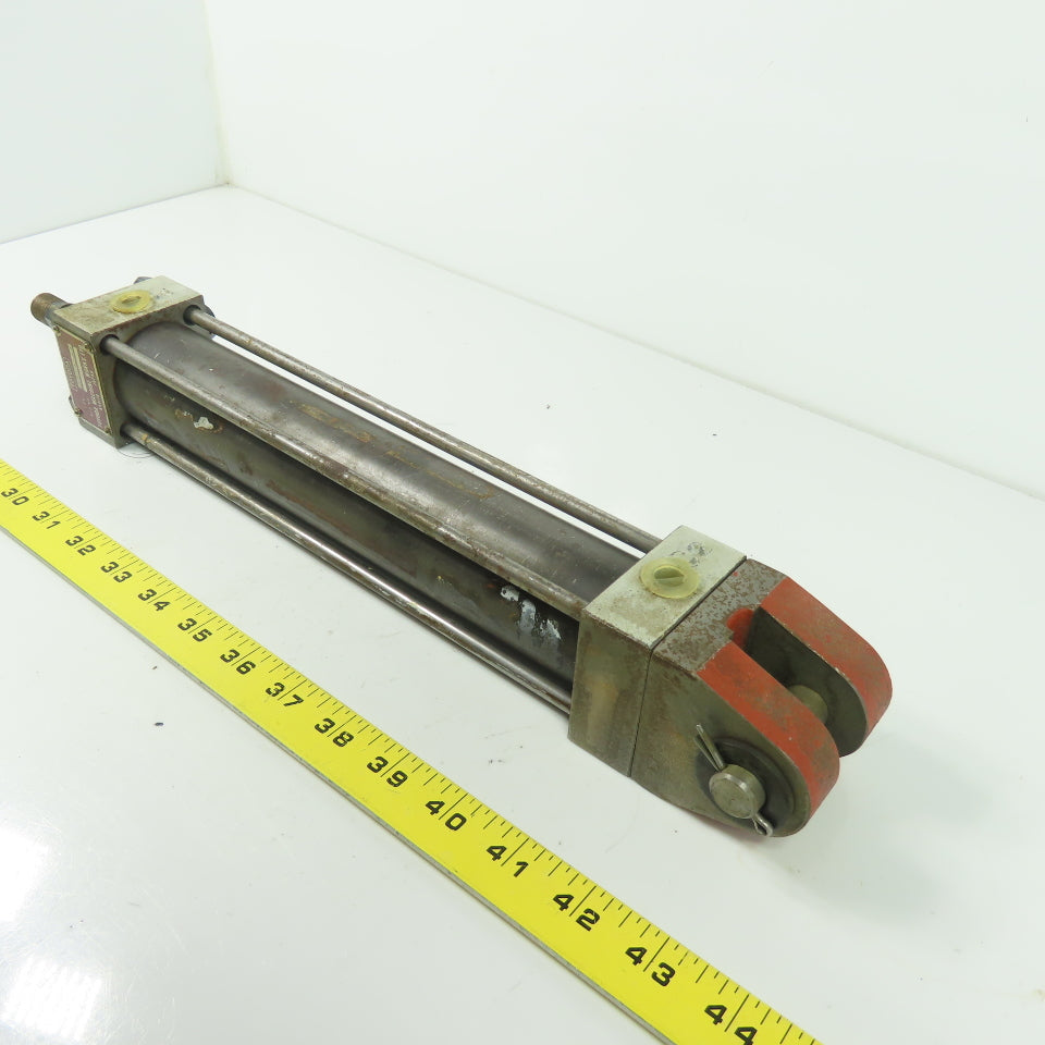 Toyoda HC-40CB215-W-L Double Acting Hydraulic Cylinder 215mm Stroke 40mm Bore