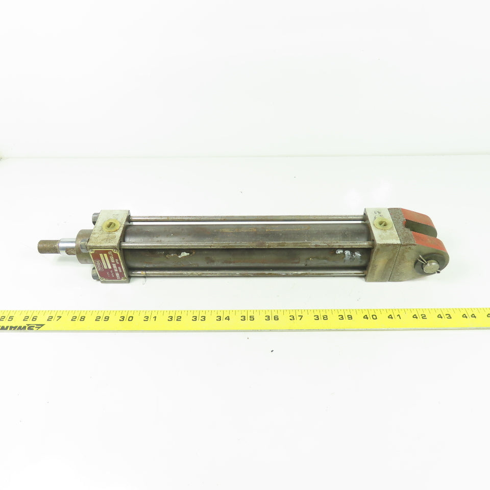 Toyoda HC-40CB215-W-L Double Acting Hydraulic Cylinder 215mm Stroke 40mm Bore