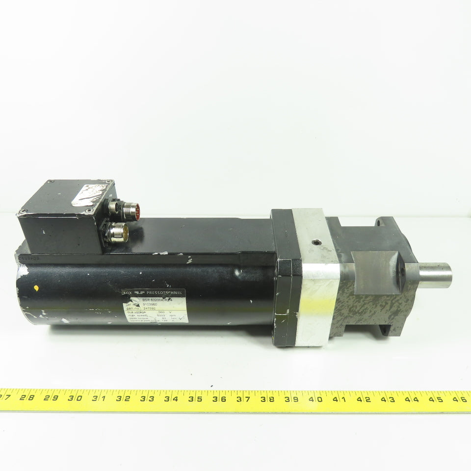 Tox Pressotechnik BSR 63200A-R2.4 Servo Motor 6000RPM 540V W/Gear Reducer
