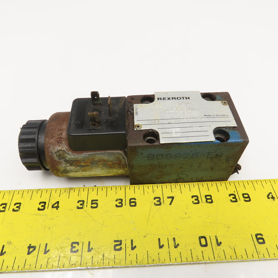 Rexroth 4WE6 D61/EG24N9K4 2 Position Single Solenoid Hydraulic Valve 24VDC Coil