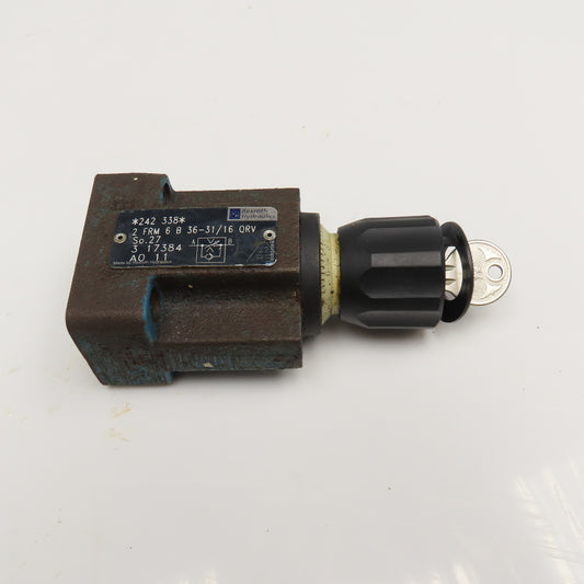 Rexroth 2 FRM 6B 36-31/16 QRV 2 Way Hydraulic Flow Control Valve
