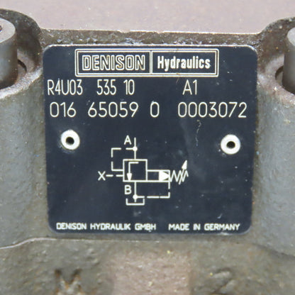 Denison R4U03 535 10 Hydraulic Unloading Valve Subplate Mounting