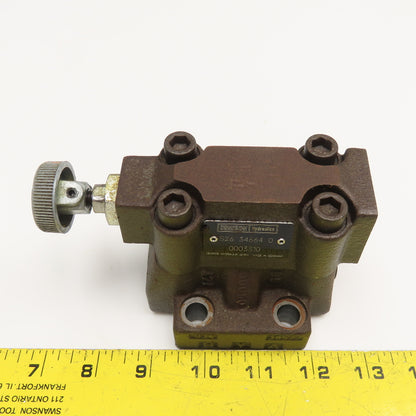 Denison R4U03 535 10 Hydraulic Unloading Valve Subplate Mounting