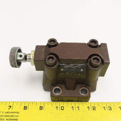 Denison R4U03 535 10 Hydraulic Unloading Valve Subplate Mounting