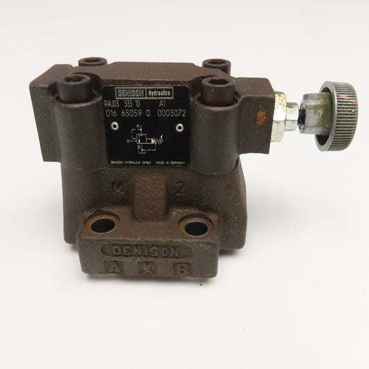 Denison R4U03 535 10 Hydraulic Unloading Valve Subplate Mounting