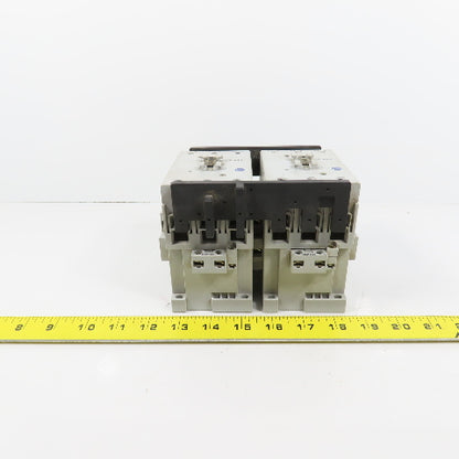 Allen Bradley 100-C60*00 104-C60D22 60A 600V Reversing Contactor 120V Coil 50HP