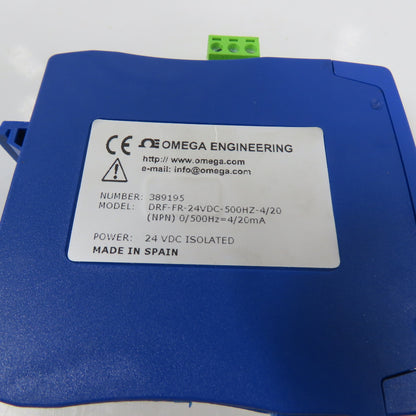 Omega DRF-FR Frequency Input Signal Conditioner (Broken Rail Mount)