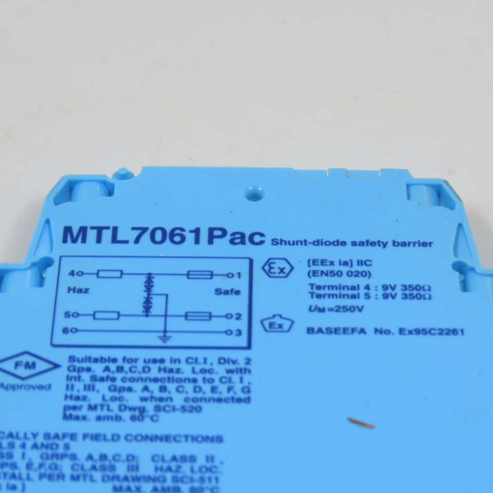 Measurement Technology MTL7061Pac Ultra Slim Shunt-Diode Safety Barrier