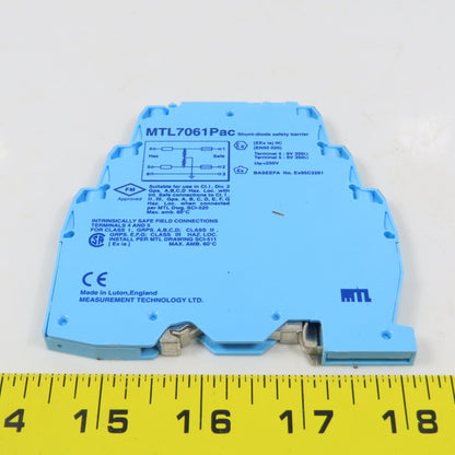 Measurement Technology MTL7061Pac Ultra Slim Shunt-Diode Safety Barrier