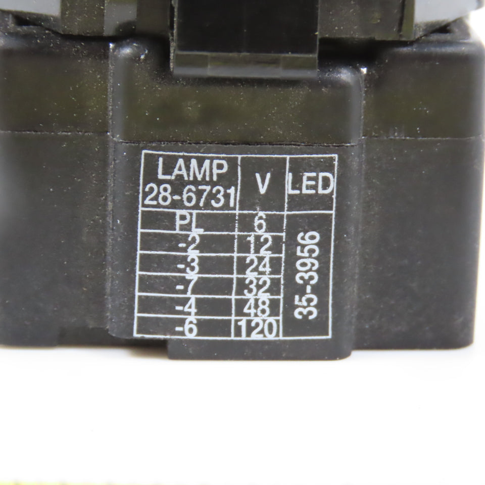 Cutler Hammer 28-6731 Illuminated Green Momentary Contact Push Button Switch HT8