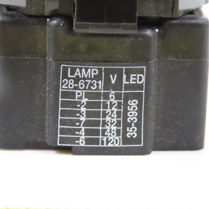 Cutler Hammer 28-6731 Illuminated Green Momentary Contact Push Button Switch HT8