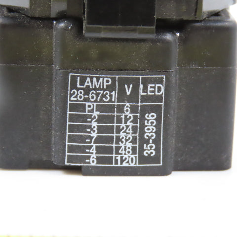 Cutler Hammer 28-6731 Illuminated Green Momentary Contact Push Button Switch HT8
