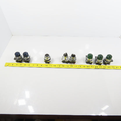 Cutler Hammer 10250T Misc Indicators, Push Button, & 2-Position Switches Lot/8