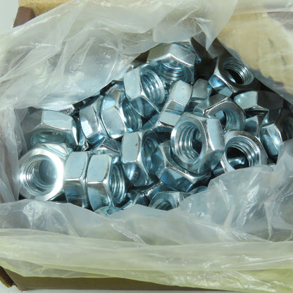 Asap Fastening 50NJ 1/2-13 UNC Hex Head Jam Nut Zinc Lot Of 95