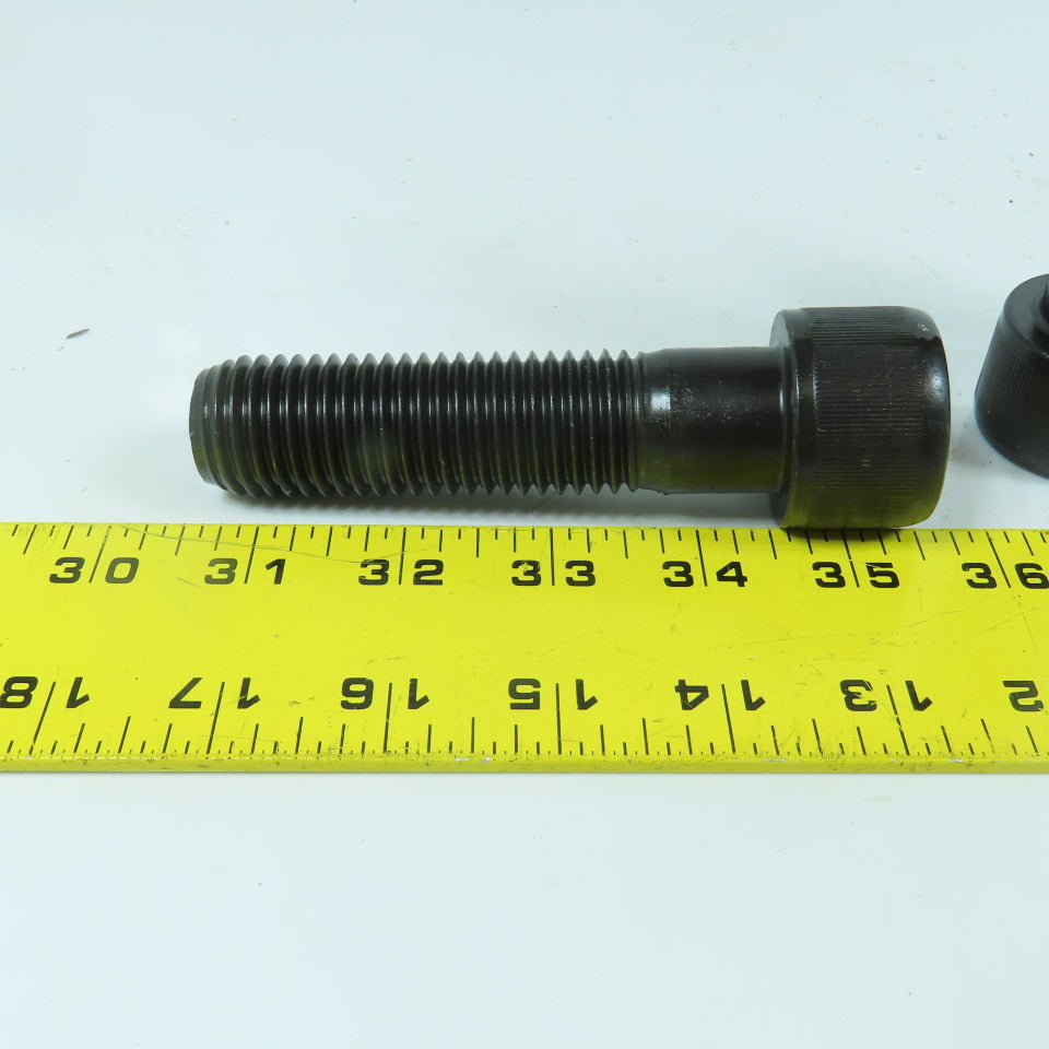 Fastenal 23669 1"-8 x 4" Socket Head Hex Cap Screw Black Oxide Alloy Lot Of 3