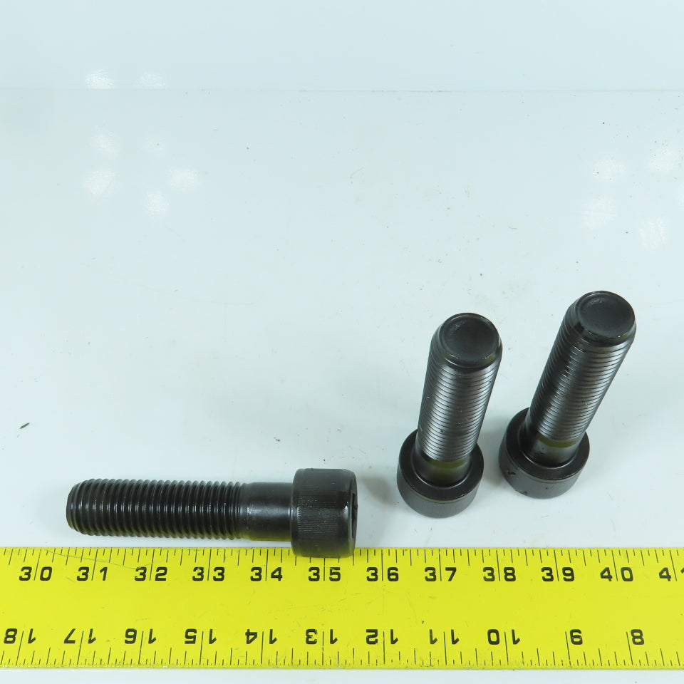 Fastenal 23669 1"-8 x 4" Socket Head Hex Cap Screw Black Oxide Alloy Lot Of 3