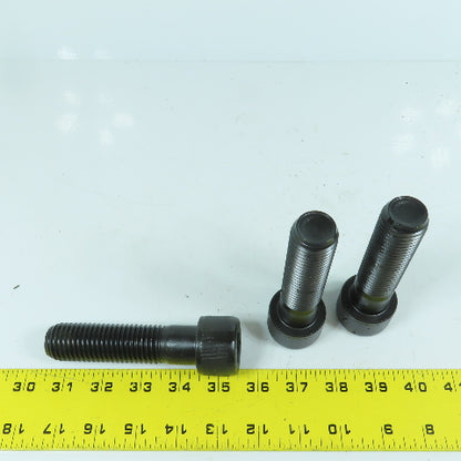 Fastenal 23669 1"-8 x 4" Socket Head Hex Cap Screw Black Oxide Alloy Lot Of 3