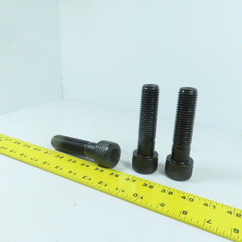 Fastenal 23669 1"-8 x 4" Socket Head Hex Cap Screw Black Oxide Alloy Lot Of 3