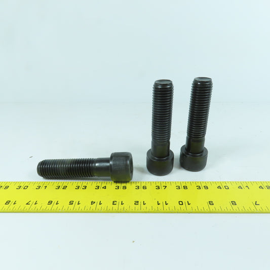 Fastenal 23669 1"-8 x 4" Socket Head Hex Cap Screw Black Oxide Alloy Lot Of 3