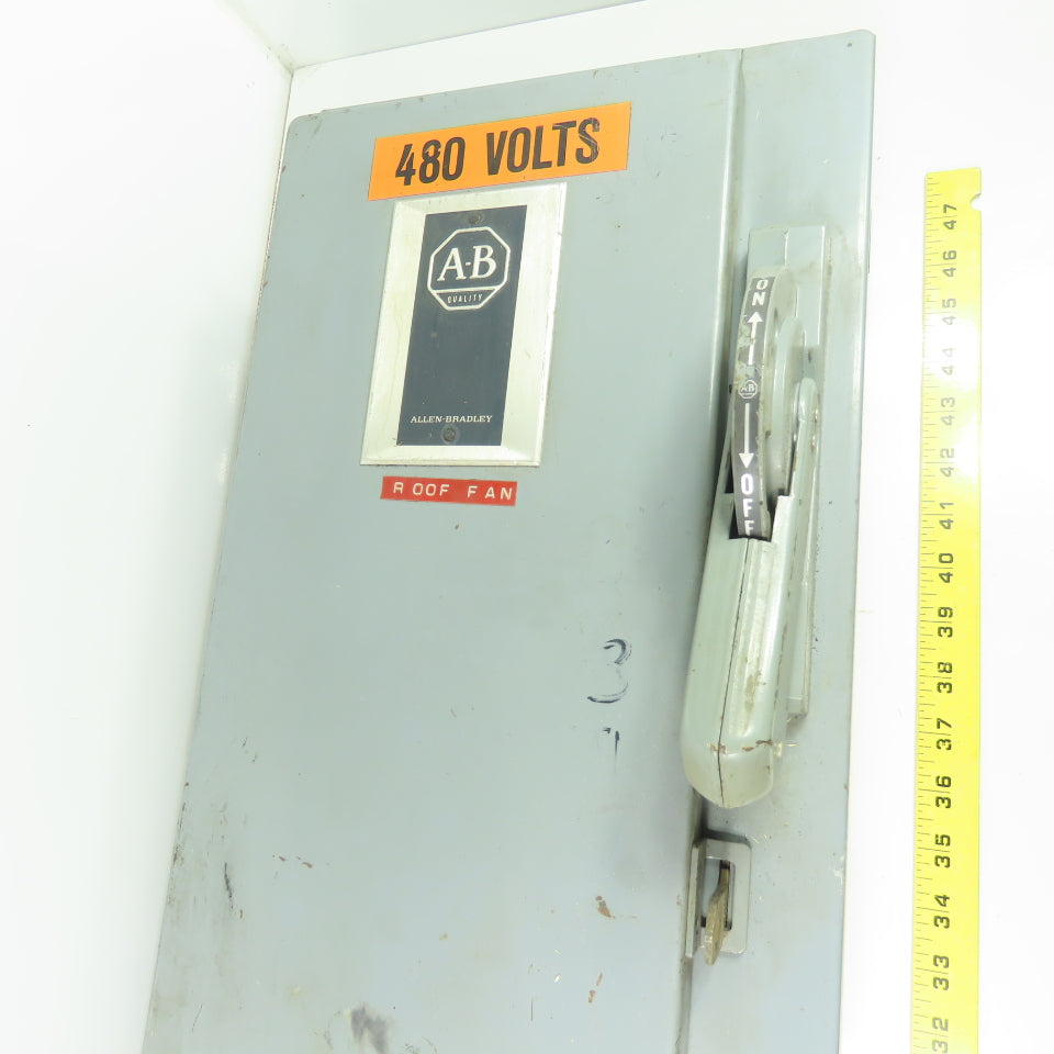 Allen Bradley 712-BAB24 Size 0 600V Combination Starter Disconnect 3Ph 10Hp