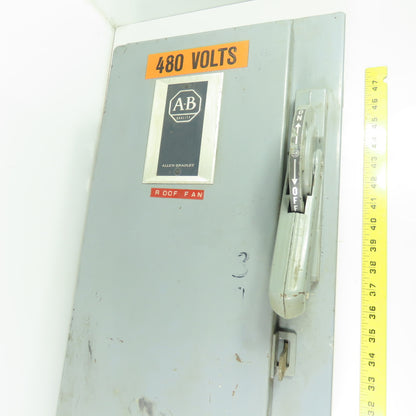 Allen Bradley 712-BAB24 Size 0 600V Combination Starter Disconnect 3Ph 10Hp