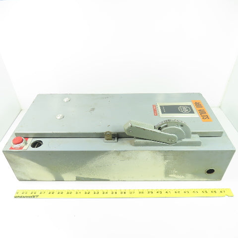 Allen Bradley 712-BAB24 Size 0 600V Combination Starter Disconnect 3Ph 10Hp