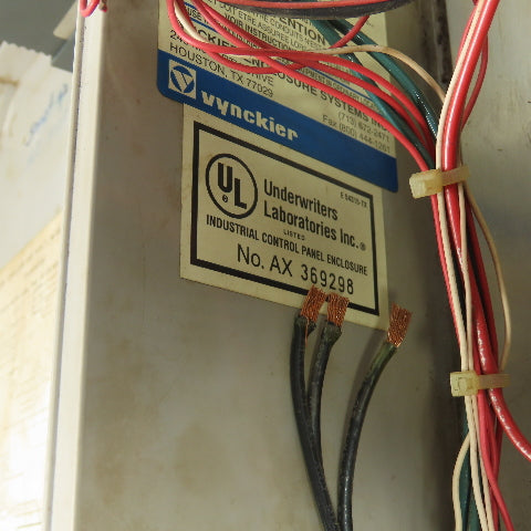 Vynckier CSA ENC 4,5 E 54315-TX 460V Polar Chiller Junction Box Control
