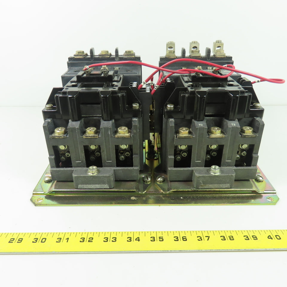 Allen Bradley 40434-458-02-2236 Size 3 Reversing Contactor 600VAC 90A Max 50Hp