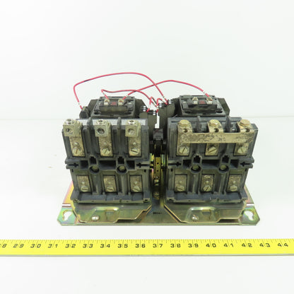 Allen Bradley 40434-458-02-2236 Size 3 Reversing Contactor 600VAC 90A Max 50Hp