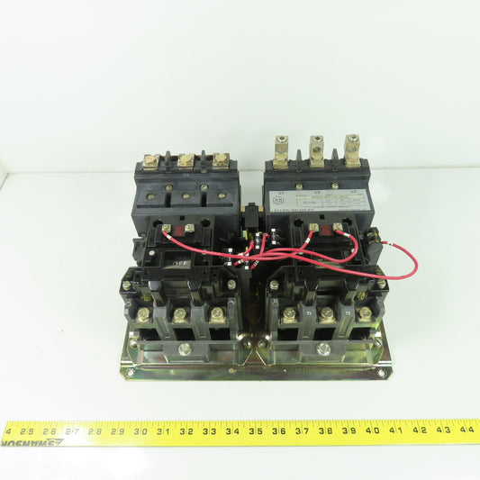 Allen Bradley 40434-458-02-2236 Size 3 Reversing Contactor 600VAC 90A Max 50Hp