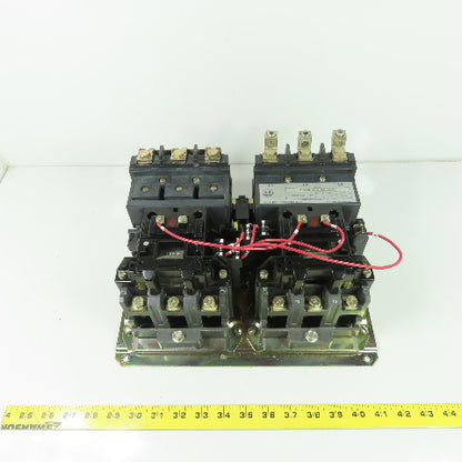 Allen Bradley 40434-458-02-2236 Size 3 Reversing Contactor 600VAC 90A Max 50Hp